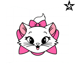 Marie Cat Cute Disney Character SVG Files for Cricut Sublimation Files