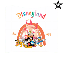 Vintage Disneyland Mickey Donal Vector SVG Cutting Files