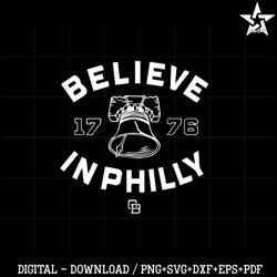 Believe In Philly Philly Fans SVG Files for Cricut Sublimation Files