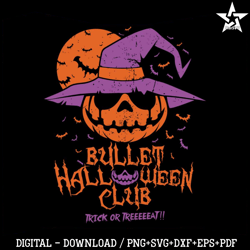 Bullet Club Bad Moon Trick Or Treat SVG Cutting Digital File