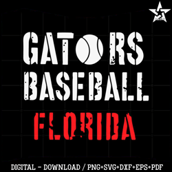 Florida Gator Baseball Shirt SVG Cutting Files.