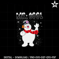 Frosty The Snowman Tv Show Mr Cool Svg Graphic Designs Files
