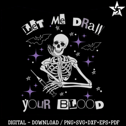 Let Me Draw Your Blood Funny Phlebotomist SVG Download