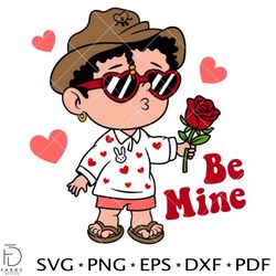 Be Mine Buffalo Heart Svg, Valentine's Day Svg, Valentine Svg, Love Svg, Cricut,  Vector Cut File