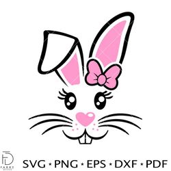 Easter Bunny Leopard Glasses Svg, Easter Svg, Happy Easter Svg, Leopard Pattern Svg, Cricut, Vector Cut File