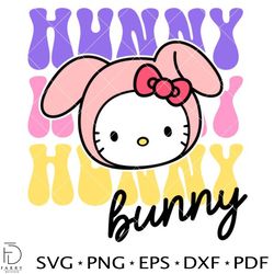 Hunny Bunny Svg, Happy Easter Svg, Smiley Bunny Svg, Easter Bunny Svg, Cricut, Vector Cut File