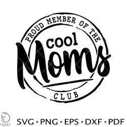 Proud Member Of The Hot Mess Moms Club Svg, Mother's day Svg, Mama and Me Svg, Momlife Svg, Cricut, Vector Cut File