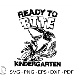 Kindergarten Shark Svg, Kids Shark Svg, Kindergartners Svg