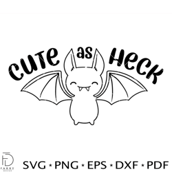 Spooky Baby Bat Cute Svg, Cute Bat Svg, Bat Adorable