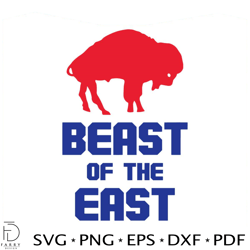 Beast Of The East Buffalo Bills SVG