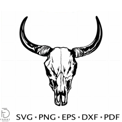 Bull skull Cow skull Best Digital Files for Cricut Sublimation Files For Silhouette
