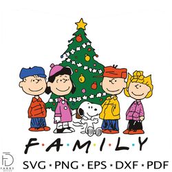 Charlie Brown Snoop Family SVG