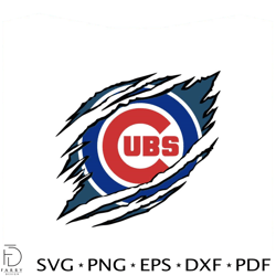 Chicago Cubs Logo SVG Sport Logo Team SVG Cricut File