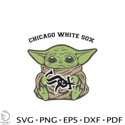 Chicago White Sox Baby Yoda Sport Svg Download File