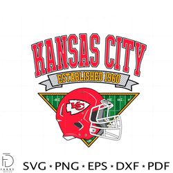 Chiefs Football Vintage 90's Style Retro SVG Cutting Files