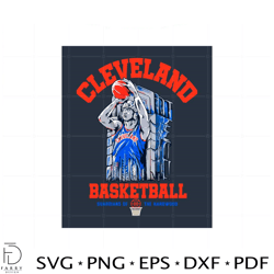 Cleveland Basketball Guardians Of The Hardwood SVG Cutting Files