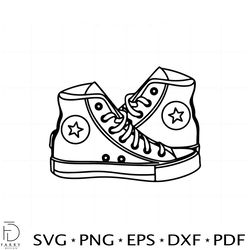 Converse Sneaker Chuck Logo SVG Files for Cricut Sublimation Files