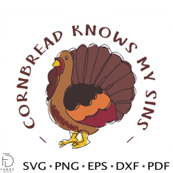 Cornbread Knows My Sins SVG Red White And Royal Blue SVG