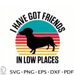 Dachshund Dog Lover Retro Design Cricut SVG File