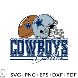 Dallas Cowboys Football Helmet Svg Digital Download 3