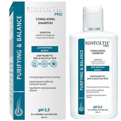 Rinfoltil PRO Sulfate-free shampoo for oily hair against hair loss and for hair growth 200ml / 6.76oz
