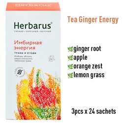 Herbarus tea Ginger Energy 3pcs x 24 sachets