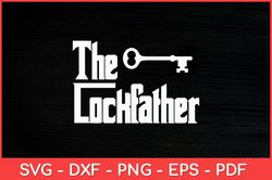 The Lockfather Professional Locksmith Svg Design
