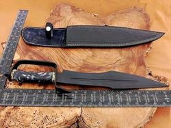 custom handmade Damascus steel hunting survival knife resin wood handle gift for him groomsmen gift wedding anniversary