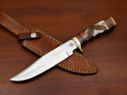 custom handmade D2 steel hunting  bowie dagger knife camel bone handle gift for him groomsmen gift wedding anniversary