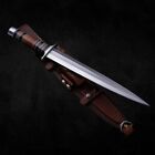 custom handmade D2 steel Dagger hunting knife pakka wood handle gift for him groomsmen gift wedding anniversary
