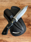 custom handmade D2 steel camping hunting knife micarta sheath handle gift for him groomsmen gift wedding anniversary