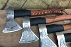 custom handmade carbon steel hunting viking axe rosewood handle gift for him groomsmen gift wedding anniversary gift