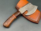 custom handmade damascus steel mini hunting axe hard wood handle gift for him groomsmen gift wedding anniversary gift