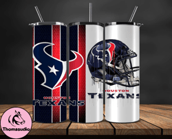 Houston Texans Tumbler Wrap, NFL Logo Tumbler Png, NFL Design Png-06