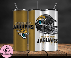 Jacksonville Jaguars Tumbler Wrap, NFL Logo Tumbler Png, NFL Design Png-09