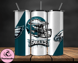 Philadelphia Eagles Tumbler Wrap, NFL Logo Tumbler Png, NFL Design Png-27