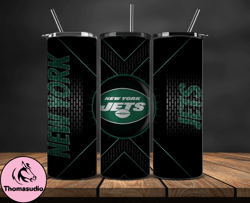 New York Jets Tumbler Wrap, NFL Logo Tumbler Png, NFL Design Png-85