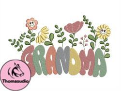 Groovy Grandma Flower Design 62