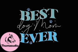 Best Dog Mom Ever Retro Mothers Day SVG Design06