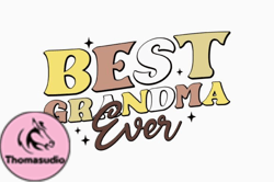 Best Grandma Ever Retro Mothers Day SVG Design 350
