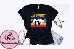 Vintage Retro Cat Mommy Design Design 91