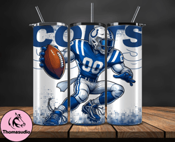 Indianapolis Colts NFL Tumbler Wraps, Tumbler Wrap Png, Football Png, Logo NFL Team, Tumbler Design 14