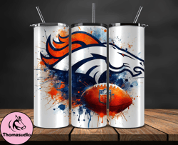 Denver Broncos Logo NFL, Football Teams PNG, NFL Tumbler Wraps PNG Design 01