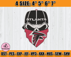 Atlanta Falcons Embroidery, NFL Falcons Embroidery, NFL Machine Embroidery Digital, 4 sizes Machine Emb Files-03-Thomasu