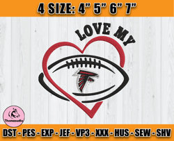 Atlanta Falcons Embroidery, NFL Falcons Embroidery, NFL Machine Embroidery Digital, 4 sizes Machine Emb Files-08-Thomasu