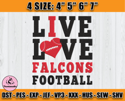 Atlanta Falcons Embroidery, NFL Falcons Embroidery, NFL Machine Embroidery Digital, 4 sizes Machine Emb Files-19-Thomasu