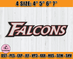Atlanta Falcons Embroidery, NFL Falcons Embroidery, NFL Machine Embroidery Digital, 4 sizes Machine Emb Files-27-Thomas