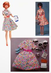 Summer dress sewing patterns for Fashion doll Barbie - Doll outfit ideas Digital download PDF