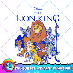 Disney The Lion King Group Shot Dark Outline PNG Download.jpg