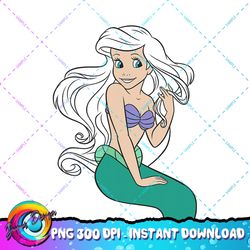 Disney The Little Mermaid Ariel Big Mermaid Portrait PNG Download